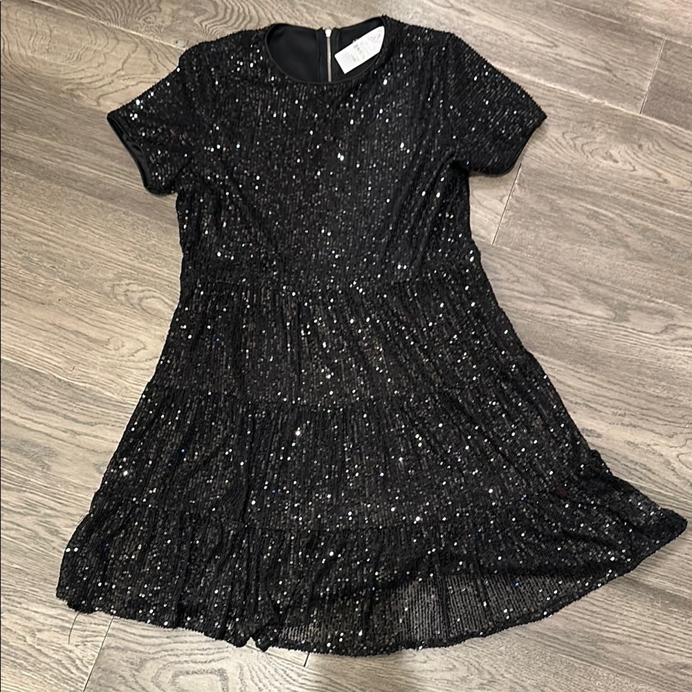 New!!! Black Sequin Dress